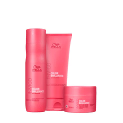 Kit Wella Professionals Invigo Color Brilliance Duo Home Care e Mascara 150ml 3 Produtos