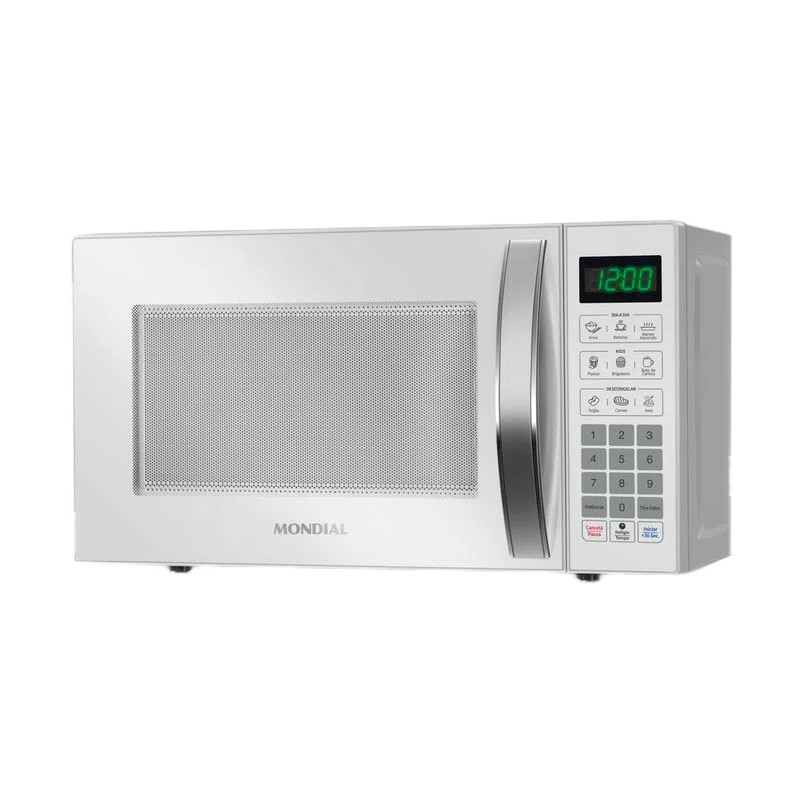 Micro-Ondas, Mondial, Branco, 1200W, 127V - MO-01-21-W