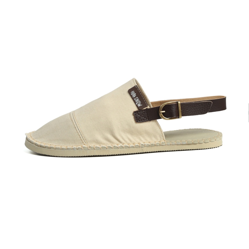 Alpargata Sapatilha Feminino ajuste Strap Mule Bege em Oferta na Shopee