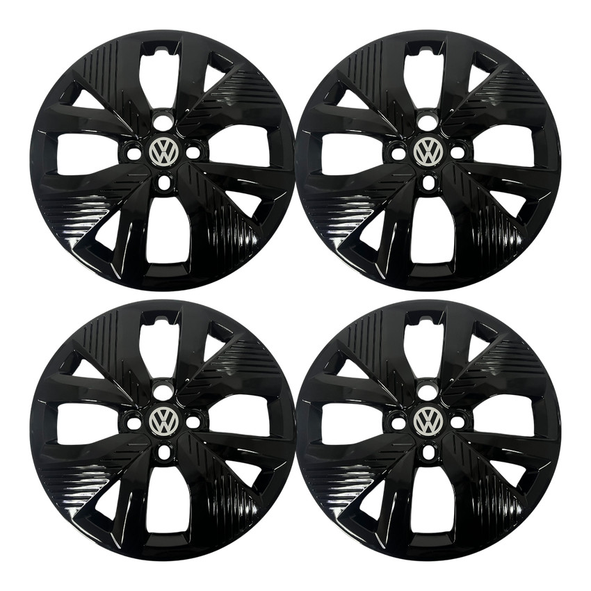 Kit 04 Calotas Polo Track Aro 15 para Roda de Ferro 2021 2022 2023 2024