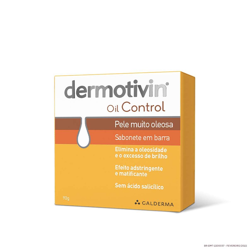 Sabonete em Barra Dermotivin Oil Control Pele Muito Oleosa 90g