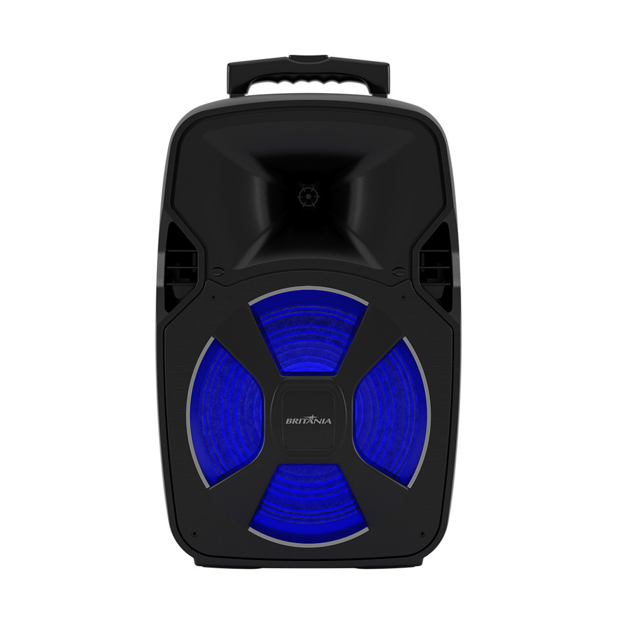 Caixa De Som Amplificada Britânia Bcx12000 650w Bivolt Preto