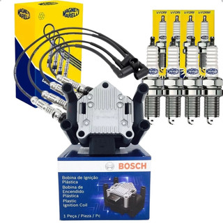Kit Cabo + Vela Bobina Ignição Fox Gol Golf Saveiro em Oferta na Shopee