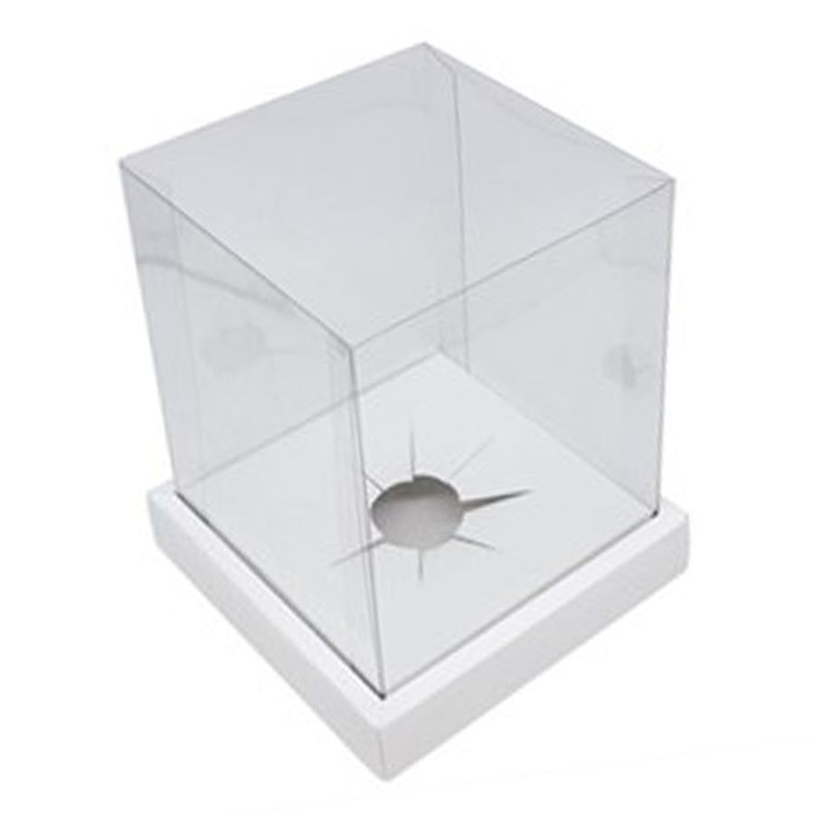 Caixa Ovo Em Pé de 250g a 350g - 15x15x18,5cm - Branco - 5 unidades - ASSK - Rizzo
