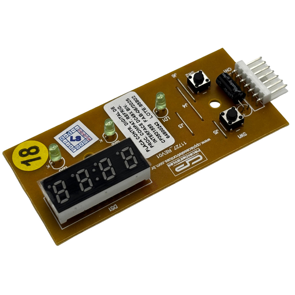 Placa Interface Compatível Refrigerador Electrolux DC49X 64800243 70009090
