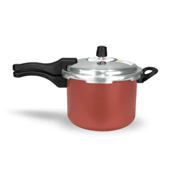 Panela De Pressão 4,5 Litros Antiaderente Teflon Com Tampa Externa Preta PROMOÇAO