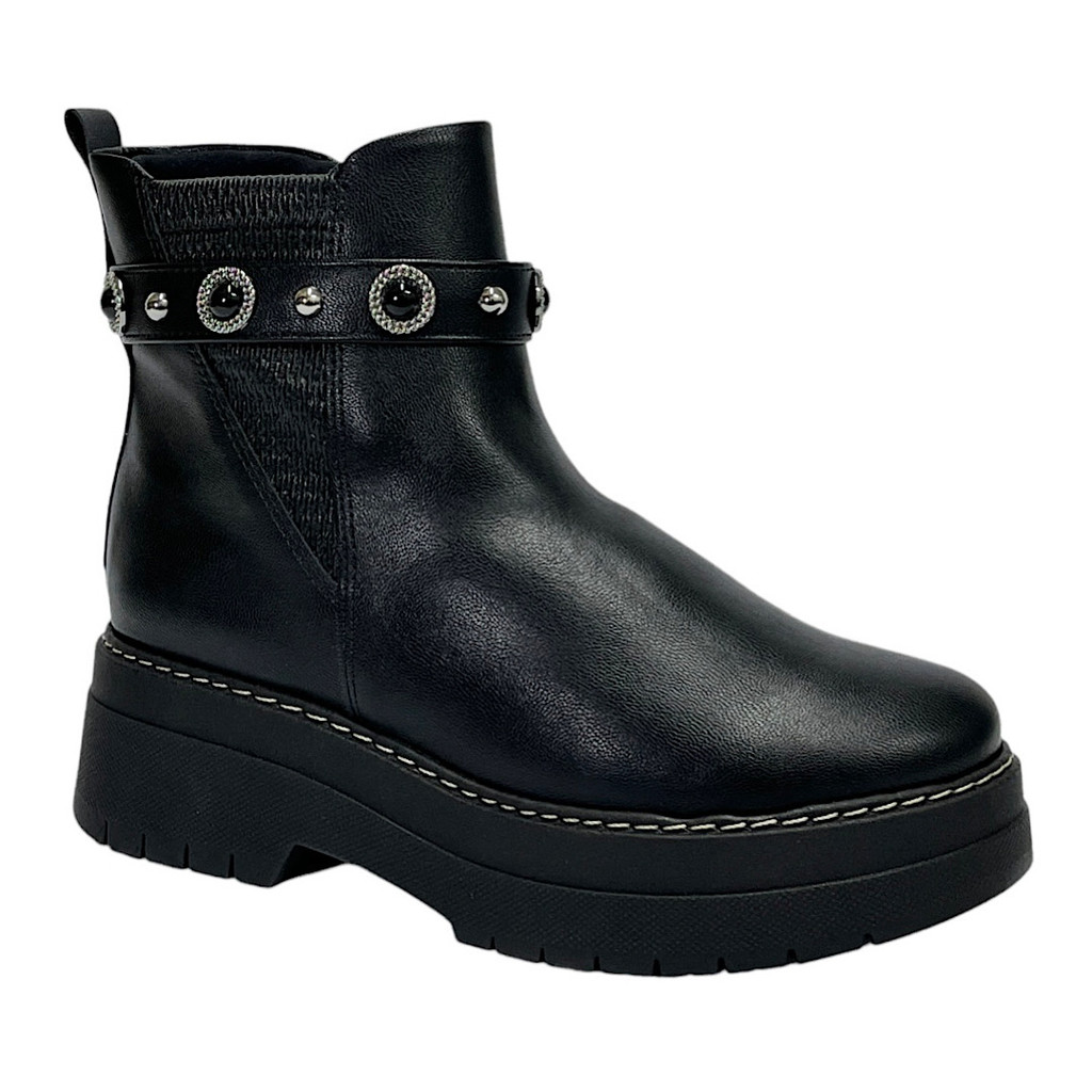 Bota Piccadilly Fabiana Plataforma 318009 Preto