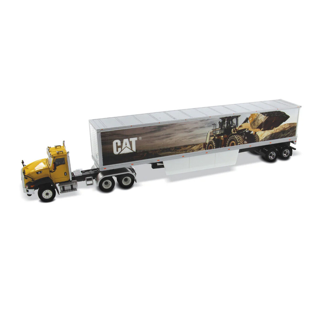 Miniatura Caminhão com Trailer CT660 Caterpillar - Escala 1:50