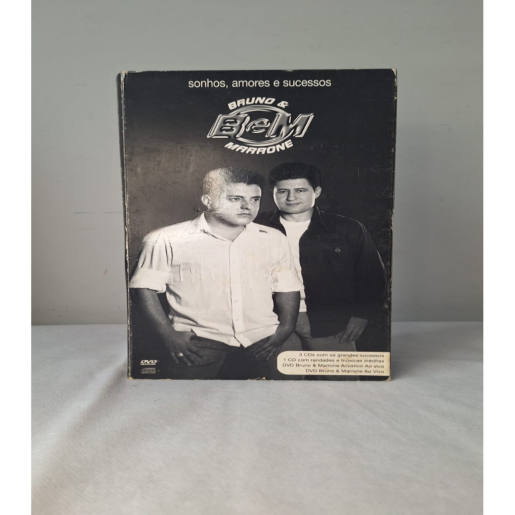 DVD Coleção Box Bruno & Marrone - 2 DVD`s + 4 CD´s editora Sony BMG