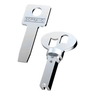 Kit Chave Fechadura De Banheiro Soprano 2 Peças em Oferta na Shopee