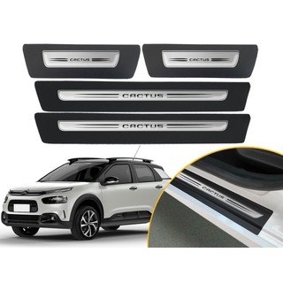 Jogo De Soleira Resinada Porta Modelo Drop Citroën C4 Cactus 2018 2019 2020 2021 2022 2023