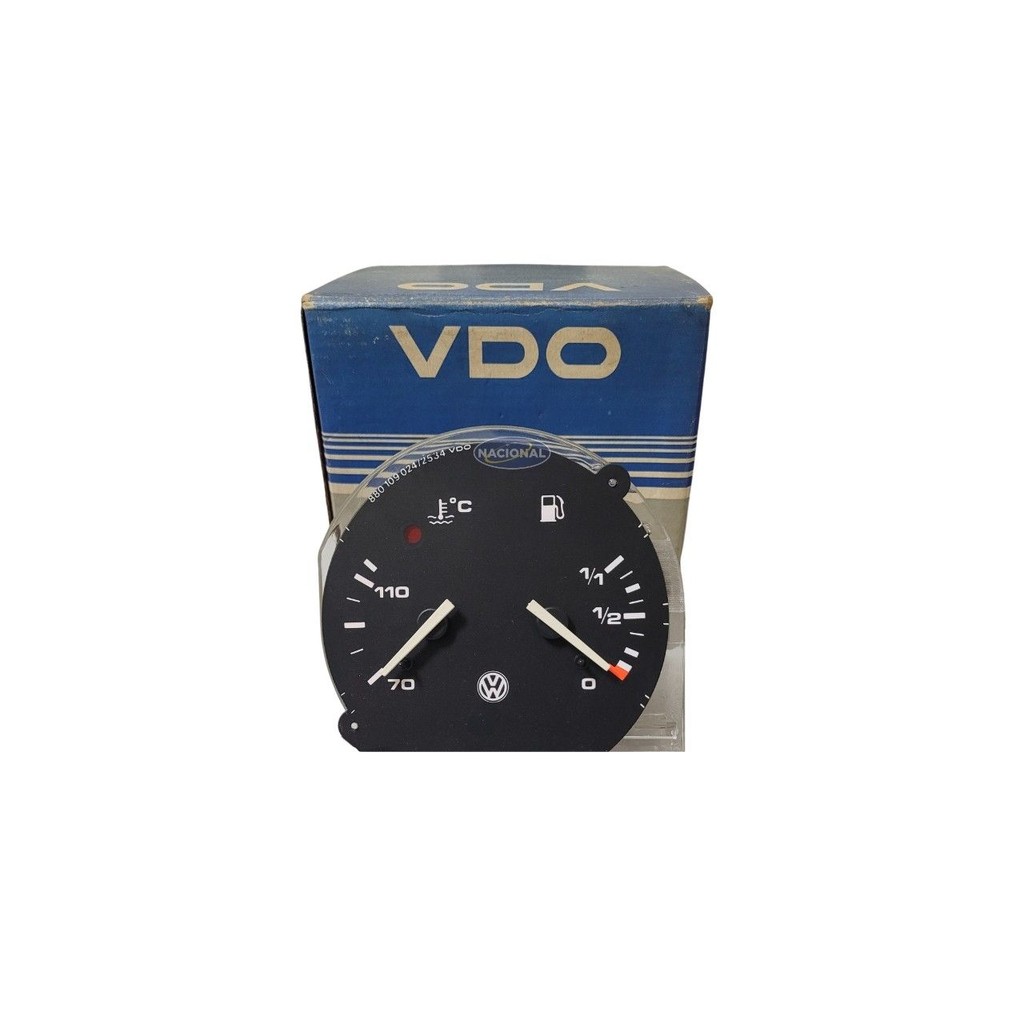 INDICADOR DE COMBUSTIVEL E TEMPERATURA VDO VOLKSWAGEN LOGUS POINTER 1993/1997 - 116061001R