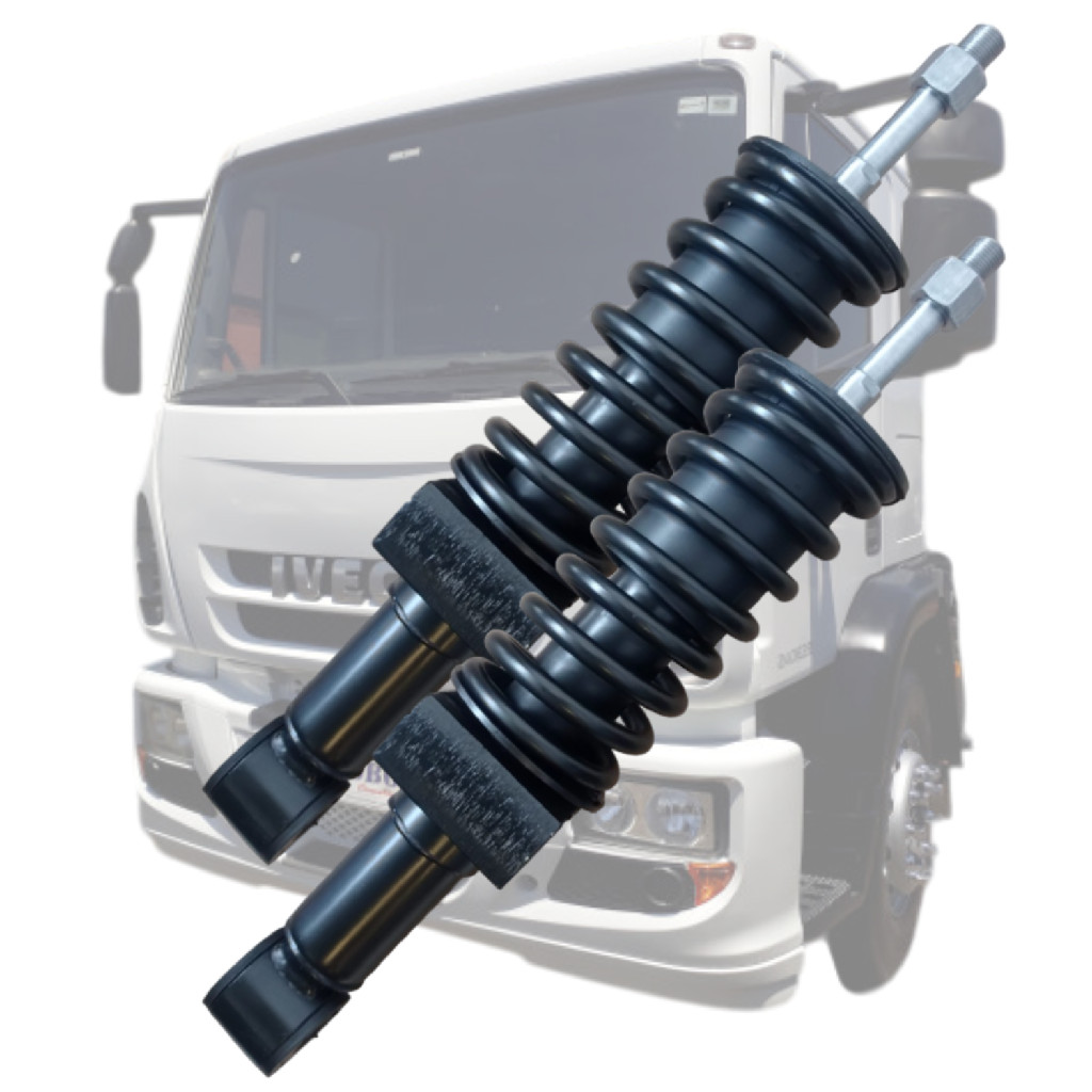 Par Amortecedor Mola Traseiro Cabine Iveco Tector/cursor Euro 5 /3 Cod Original 580129969 580123007