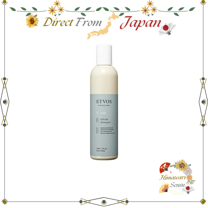 ETVOS Refresh Shampoo Non-Silicone for Scalp Care for Women and Men【 Direct from Japan 】