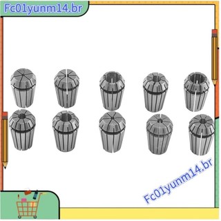 10pcs ER20 Conjunto De Pinça De Mola De Precisão CNC Ferramenta De Torno De Fresagem ER20 Mandril