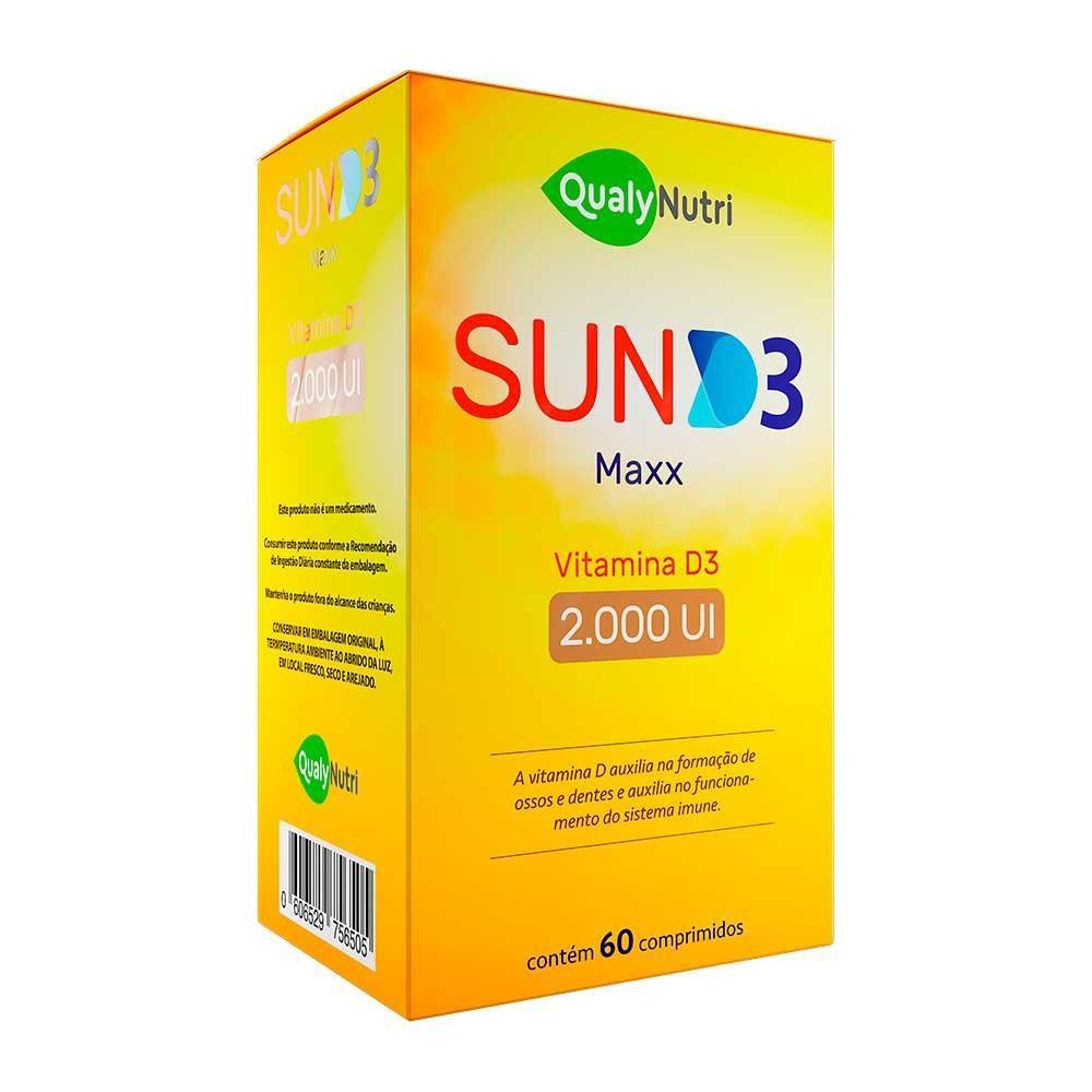 SUN D3 MAXX 2000UI COM 60 COMPRIMIDOS em Oferta na Shopee