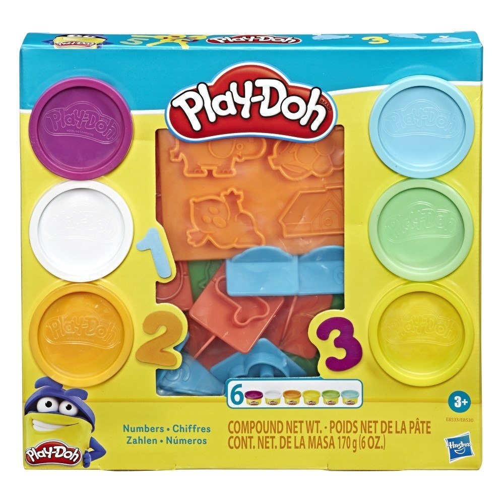 Massa de Modelar Play-Doh - Números - Hasbro - Mom & Baby