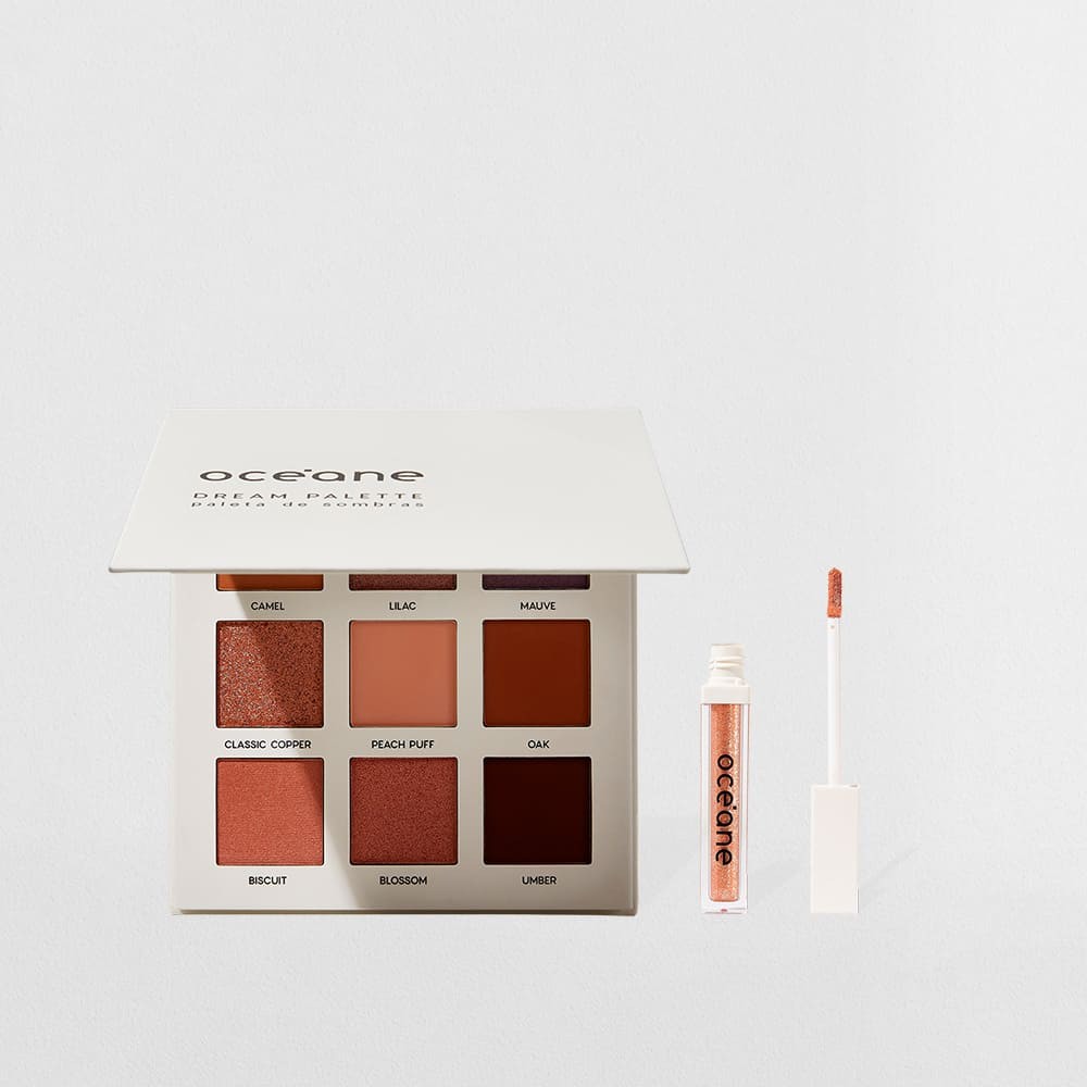 Kit Paleta de Sombras Dream + Sombra Líquida Quartzo Océane Limited (2 Produtos) - Beauty