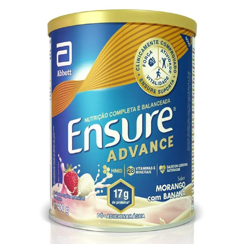 Ensure Advance Morango e Banana 400g - Health
