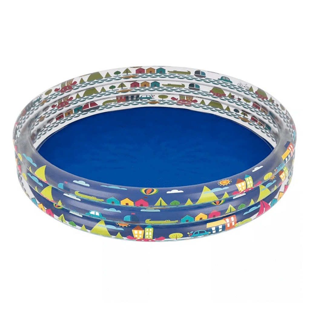 Piscina Banheira Inflável Infantil Redonda 450 Litros  - Mor em Oferta na Shopee