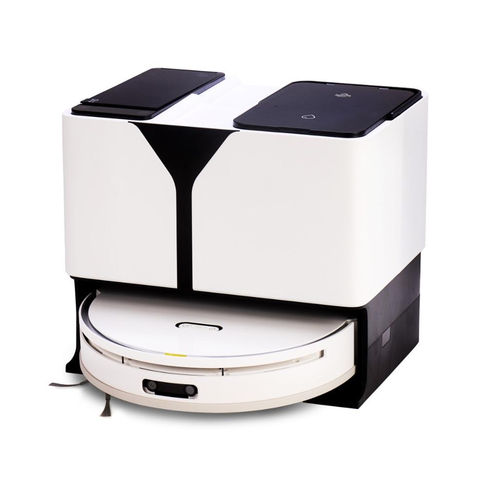 Robô Aspirador Inteligente Botman 4 iCina 3 em 1 Aspira Varre e Passa Pano Autolimpante 127V