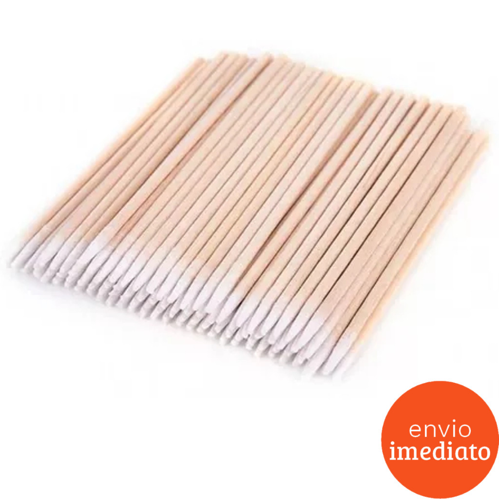 600 Palitos Com Algodão De Limpeza Alinhamento Henna Micropigmentação Unha Boca em Oferta na Shopee