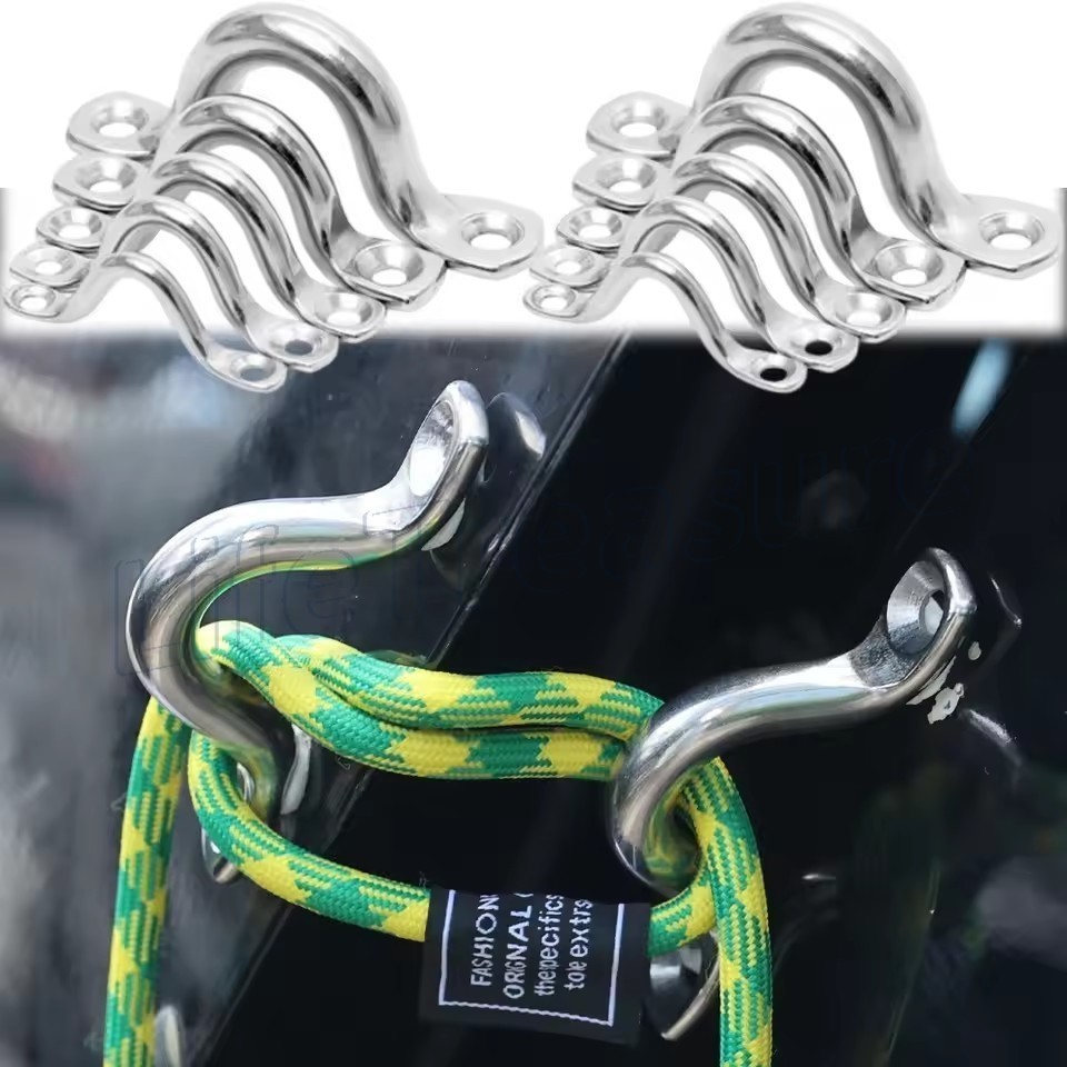 Âncora De Amarração Em Forma De U-Para Jeep , Caminhão Superior Macio , Suporte Caiaque De Carga-Braçadeira De Laço Do F