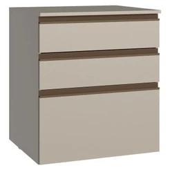 Balcão de Cozinha 60 cm 3 Gavetas Suspenso Crema Nice Madesa
