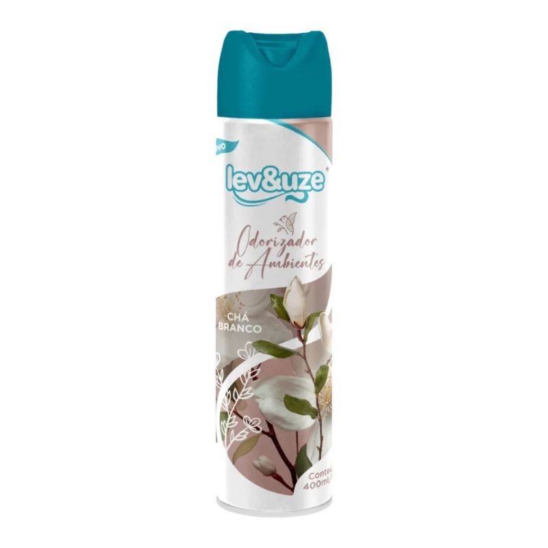 Odorizador de Ambiente Leveuze Chá Branco 400ml/180g em Oferta na Shopee