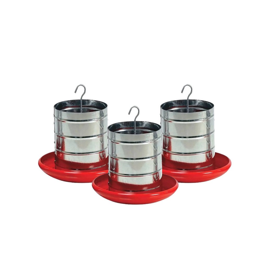 Comedouro Tubular Para Frango Aves Galinhas Faisão 3kg
