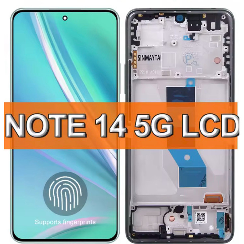 Tela Frontal Touch Compatível Com Xiaomi redmi Note 14 5G 24094RAD4G‌‌ Pronto En