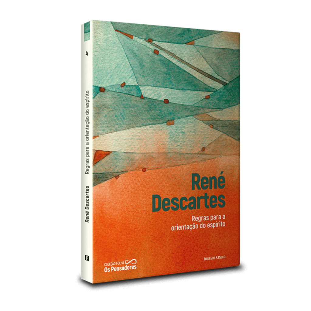 Livro Coleção Folha Os Pensadores Regras para a orientação do espírito Vol. 4- René Descartes Folha de S.Paulo
