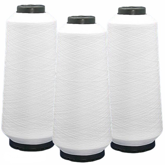 Fio De Poliéster Para Overlock Cone C/ 300g - Kit 3 Unidades branco em Oferta na Shopee