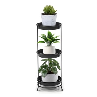 Suporte Aramado Preto para Vasos de Plantas 3 Bandejas Floreira - 102/5 Azzo em Oferta na Shopee