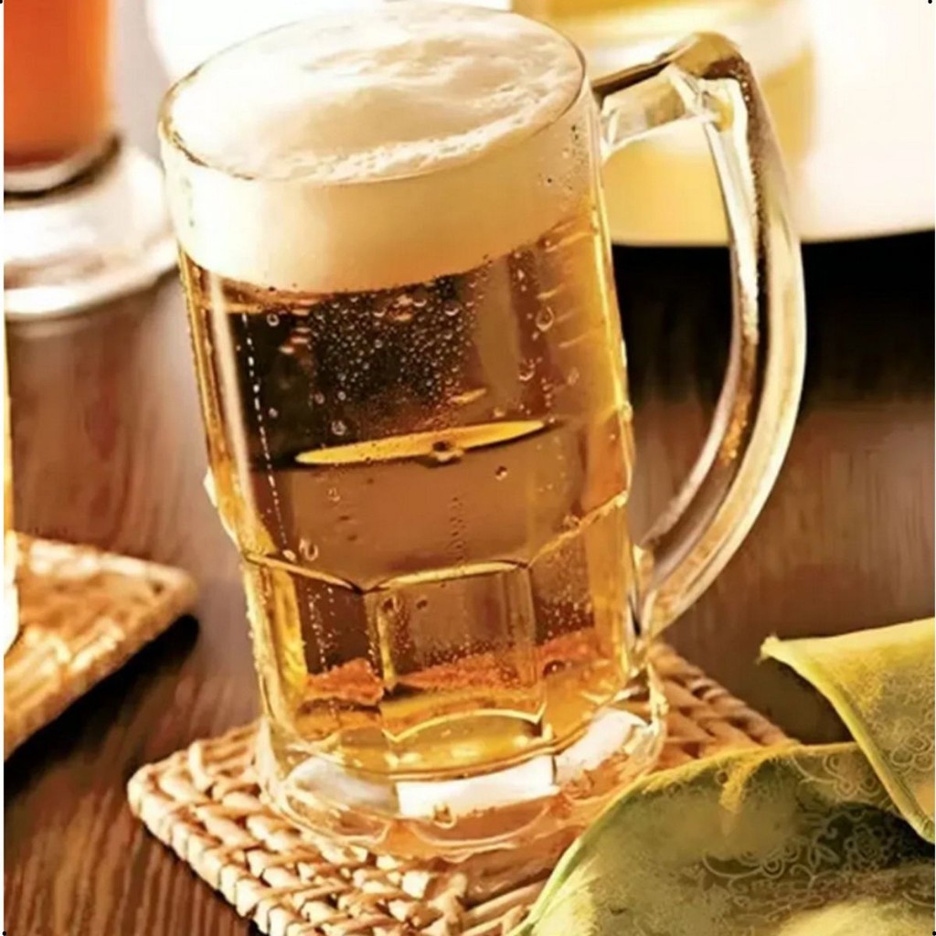 Kit Caneca de Vidro Chopp Cerveja Premium 320 ml  Cerveja - Envio Imediato - Produto Validado em Oferta na Shopee