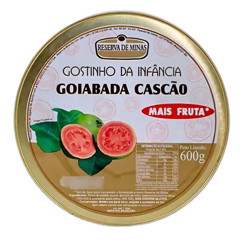 Goiabada Cascão Reserva De Minas 600gr Gostinho Da Infância