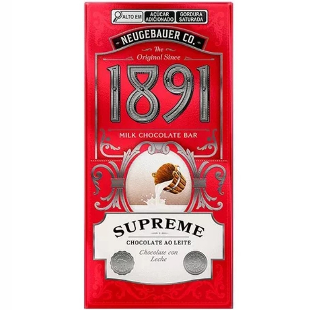 Tablete de Chocolate Ao Leite Supreme 90g - Neugebauer