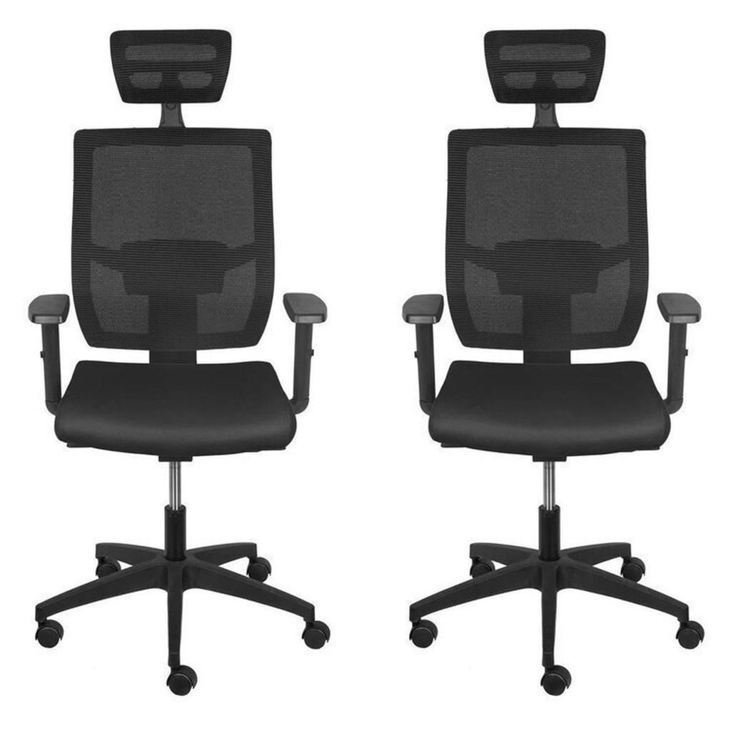 Kit 2 Cadeiras Escritório Presidente Ergonômica Nr17 Atenas Cadeira Presidente