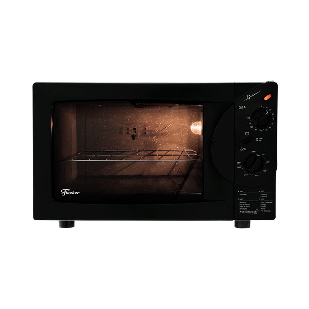 Forno Elétrico de Bancada Fischer Grill Black 44 Litros em Oferta na Shopee