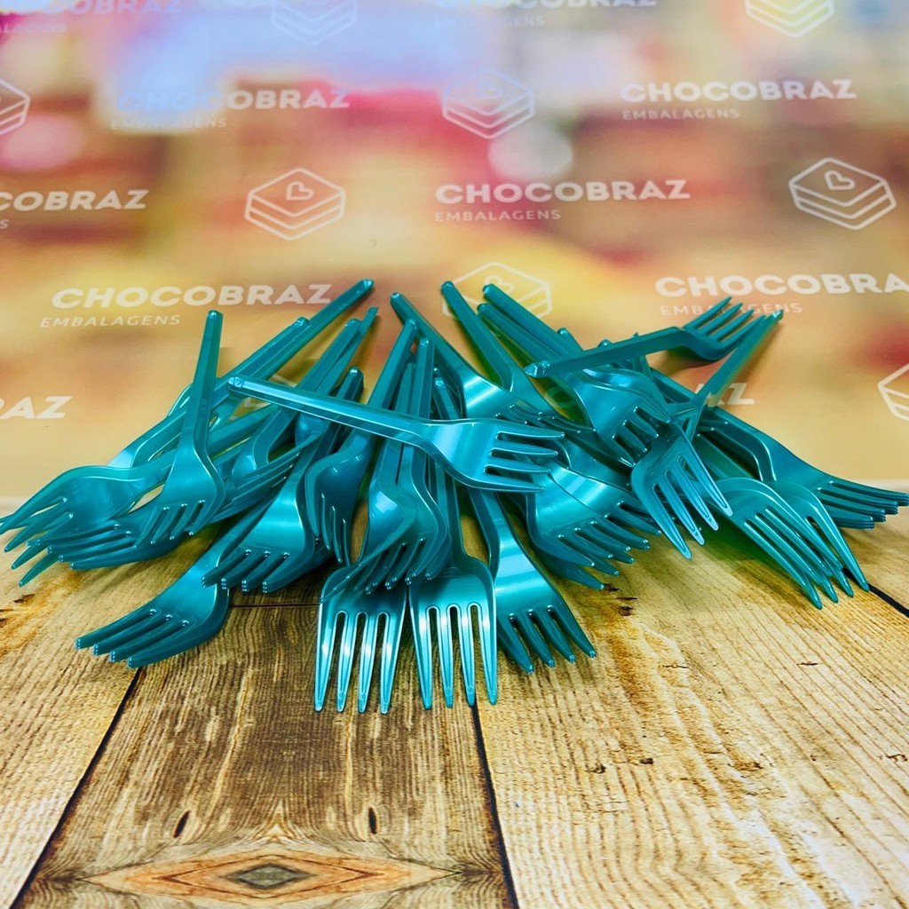 50~250 GARFO SOBREMESA PS VERDE PEROLADO BELLO FESTAS em Oferta na Shopee