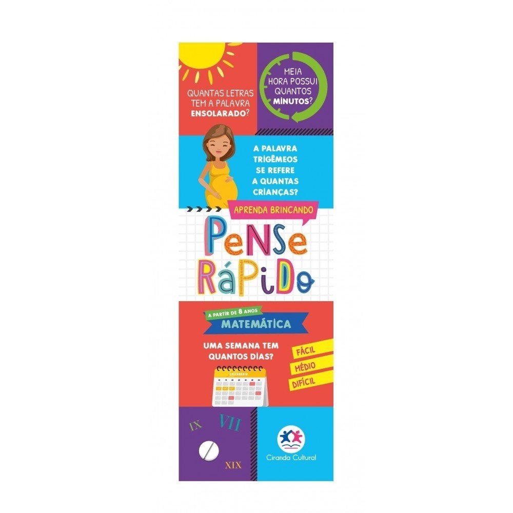 Livro Flash cards Pense rápido -  Matemática em Oferta na Shopee