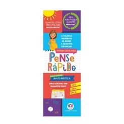 Livro Flash cards Pense rápido - Matemática