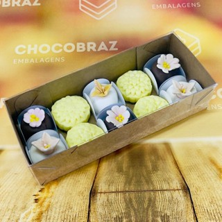 10~50 CAIXA COM VISOR KRAFT (10 DOCES) 7x4x17,5 ID5046 (IDEIA) ESSENCIAL em Oferta na Shopee