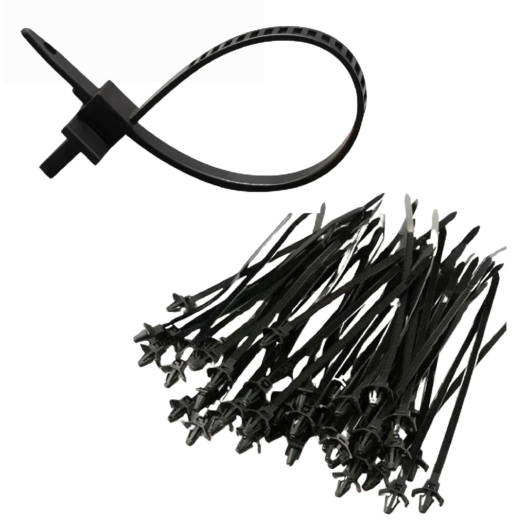 KIT 100 ABRAÇADEIRAS PRESILHA ENFORCA GATO GRAMPO CLIP 13CM