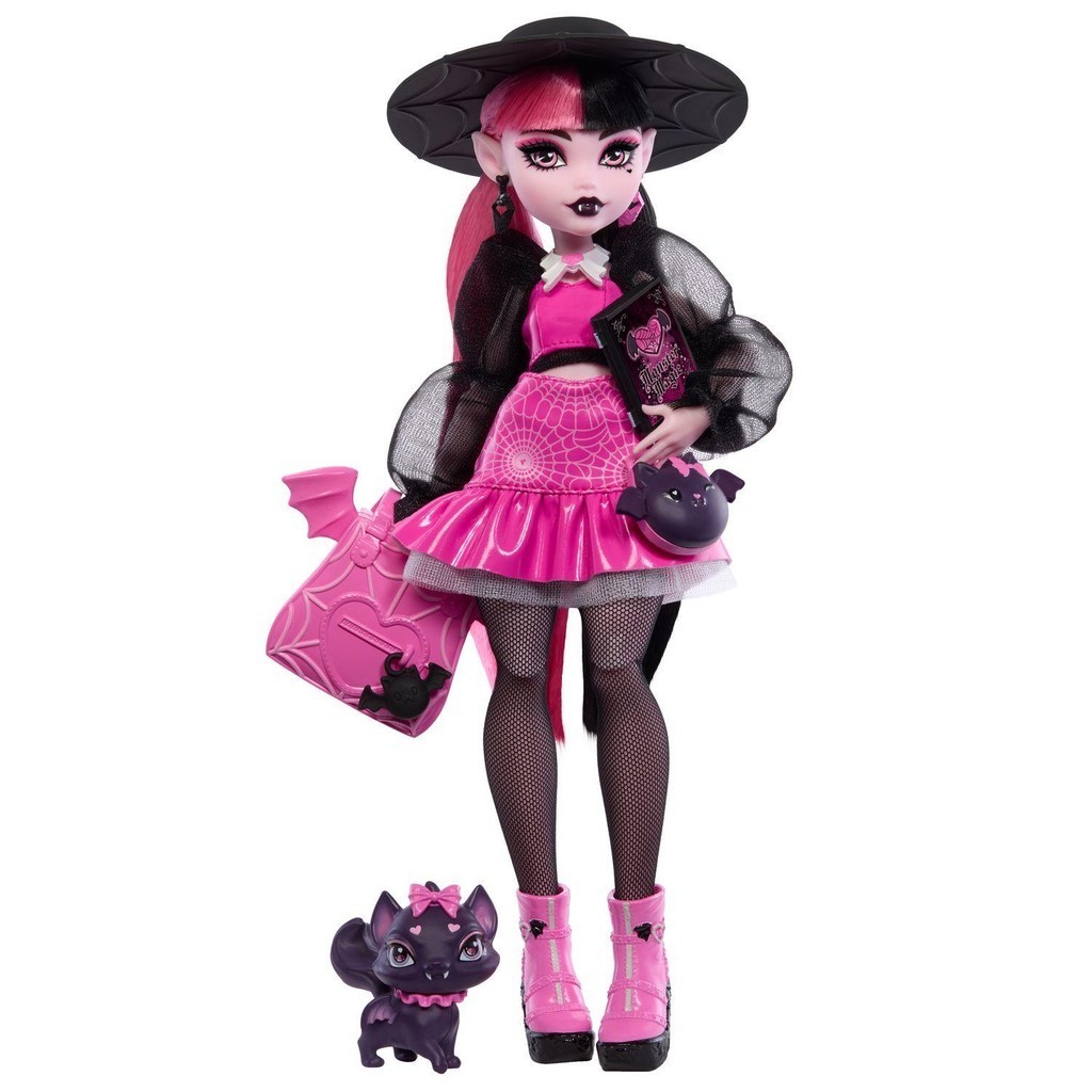 Monster High Draculaura Novo Visual com Pet - Mattel em Oferta na Shopee