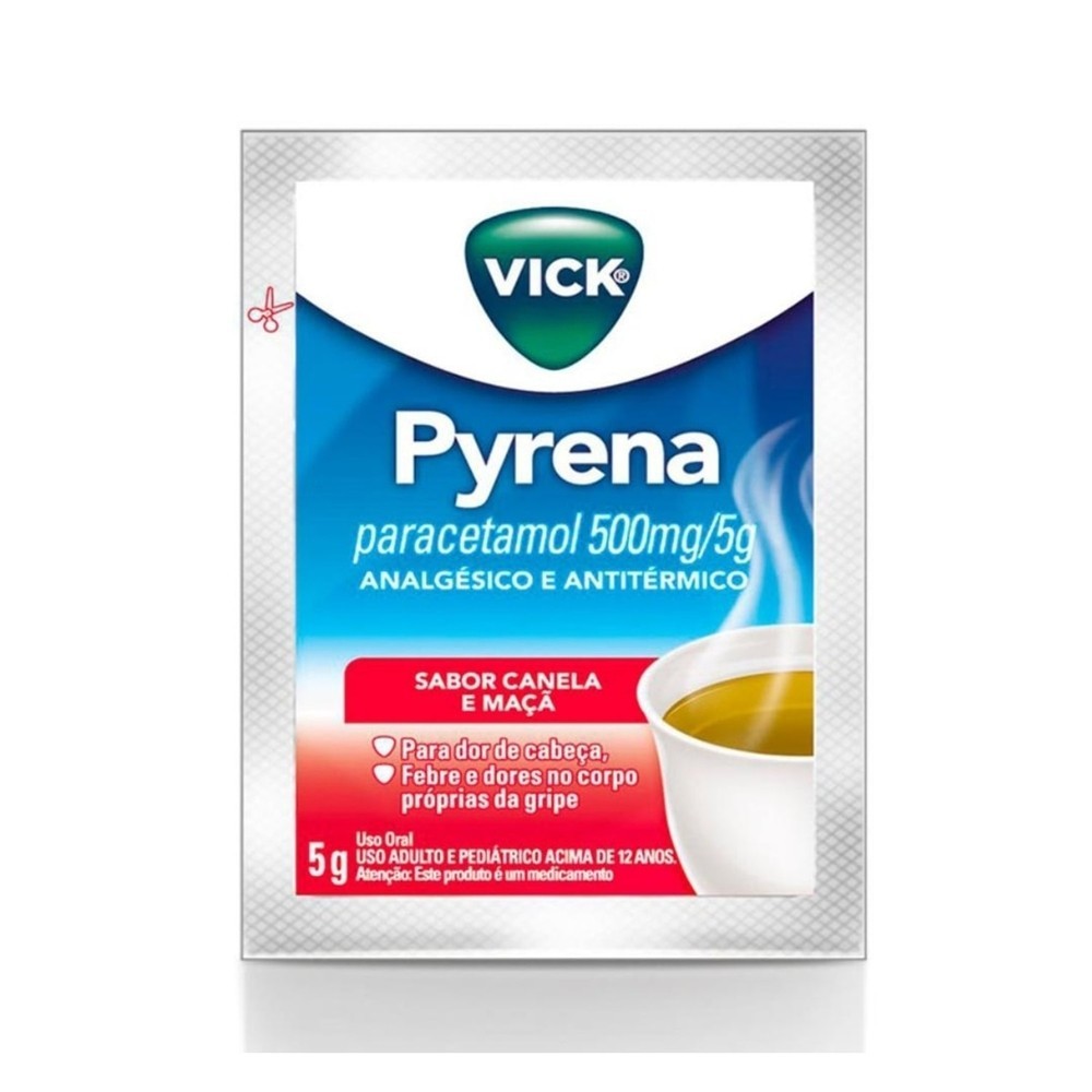 Vick Pyrena Maca e Canela 500mg 5g - Health