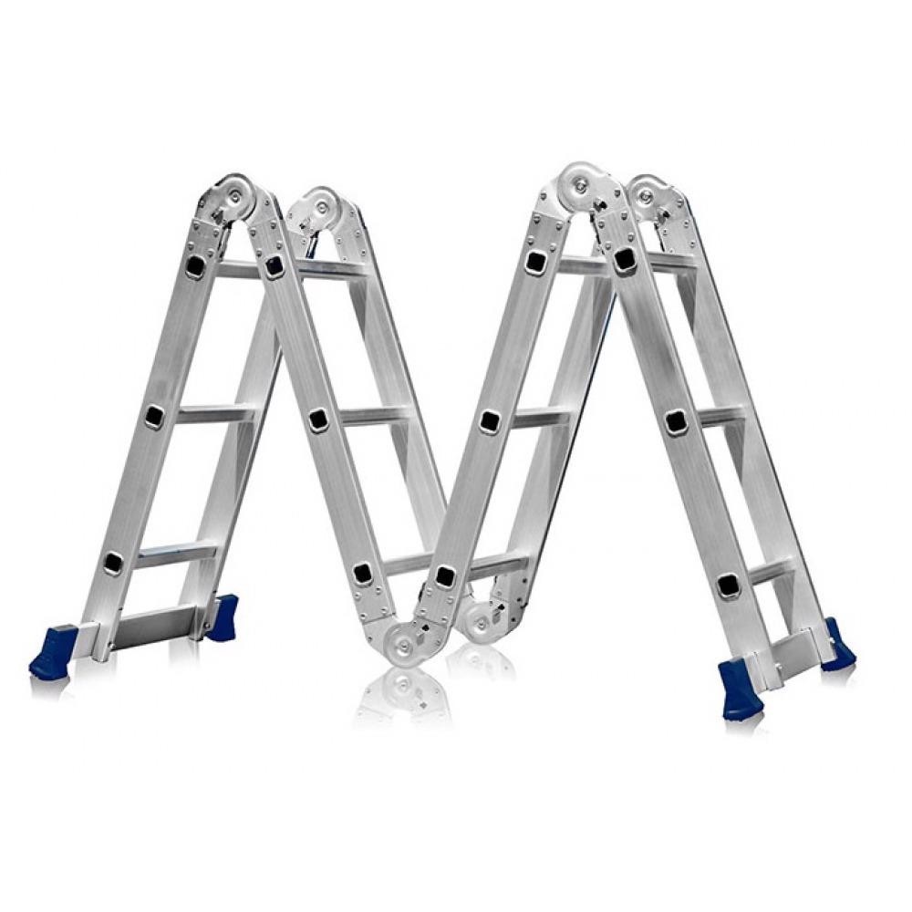 ESCADA ARTICULADA 12 DEGRAUS 4X3 MULTIFUNCIONAL - MOR