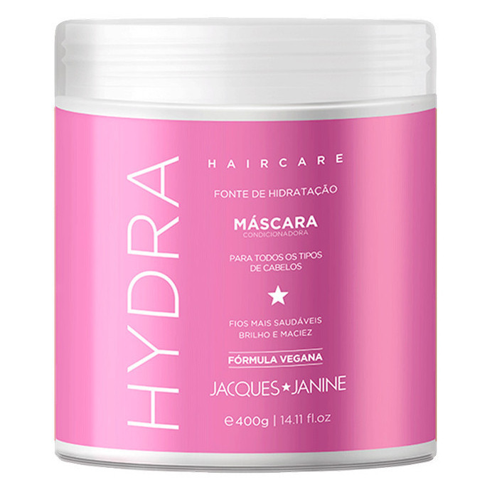 Máscara Hidratação Tratamento Creme Cabelos Secos Hair Care Hydra Jacques Janine 400g em Oferta na Shopee
