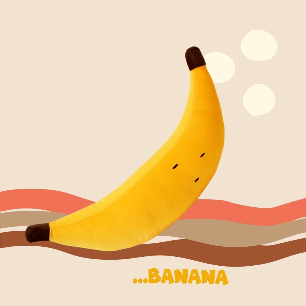 Banana De Pelúcia Brinquedo Almofadas Decorativas Decoração