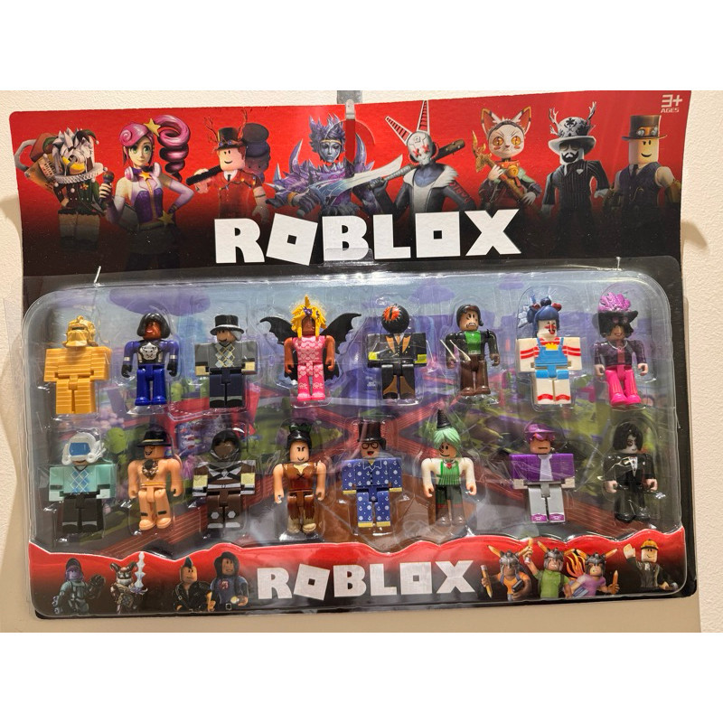 Kit Roblox 16 Bonecos Articulados Cartela grande Lego 8 cm Kit completo Linha premium Lançamento Envio Imediato